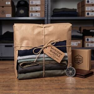 Men’s Mystery Bundle (4 Items, L) | Shorts, Tees & Polos | $100+ Value